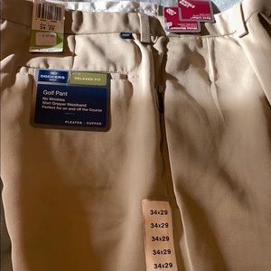 Dockers golf pants cream colored. 34x29